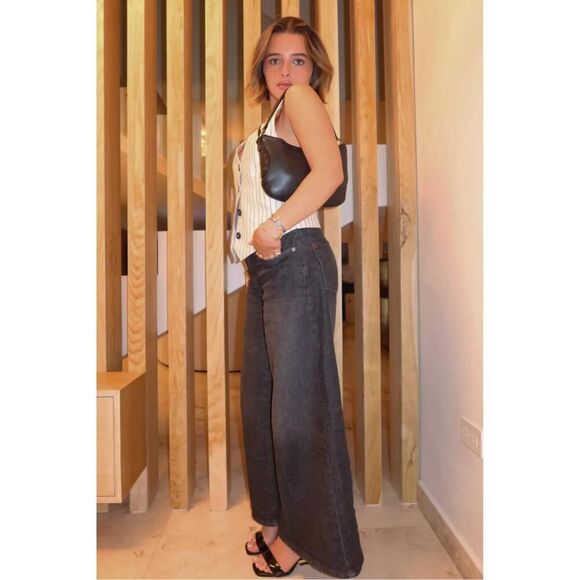 BDG Urban Outfitters Joey Wide Leg Mid Rise Balloon Jeans - Picture 1 of 6